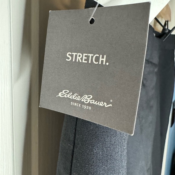 Eddie Bauer NWT Wool Blend Black Wide Leg Stretch Dress Pants Size 12P - Picture 4 of 12